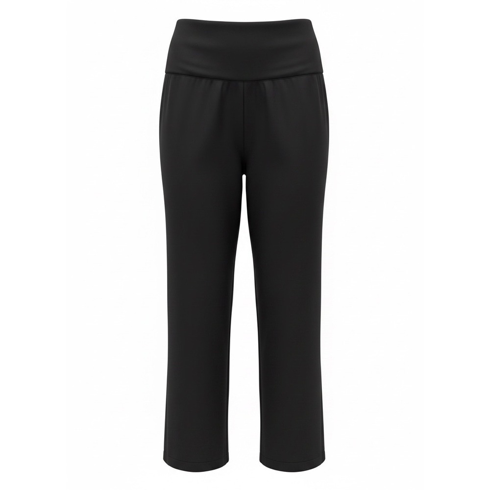 Chaser Women True Black Straight Leg Lounge Pants CW7811-TRBLK Small NWT